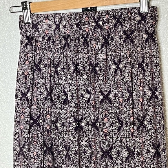 Le Lis Rayon Button Down Front Skirt Sz Small - Picture 5 of 8